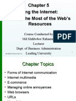 Using The Internet: Making The Most of The Web's Resources