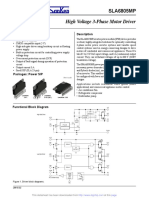 High Voltage 3-Phase Motor Driver: SLA6805MP