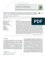 A Holistic Anti-Aging Approach Applied in Selected Cultivated Medicinal