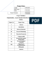  MBA Project Guidelines OU Format 2018-2020