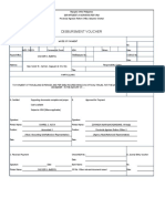 Disbursement Voucher