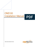 ONE100 Installation Manual: September 2008