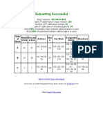 Subnetting Successful: Subn Et Name Neede D Size Allocate D Size Address Mas K Dec Mask Assignable Range Broadcast