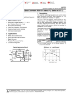 Lm2733 0.6 and 1.6-Mhz Boost Converters With 40-V Internal Fet Switch in Sot-23