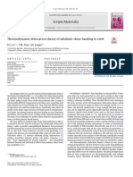 2018 Thermodynamic Dislocation Theory of Adiabatic Shear Banding in Steel