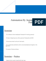 Automation by Jasmine and Protractor