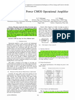 A 180 NM Low Power CMOS Operational Amplifier: Ketan J. Raut R. Kshirsagar A. Bhagali