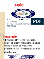 Demography: Rakesh Kumar Patidar