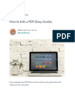 How To Edit A PDF (Easy Guide)