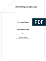 BE-wis Lab Manual