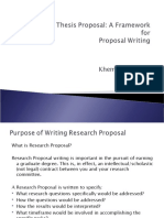 Research Proposal