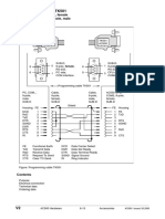 Programming Cable TK501: - PC Side: SUB-D, 9-Pole, Female - AC500 Side: SUB-D, 9-Pole, Male - Length: 5 M