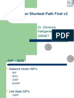 IGP: Open Shortest Path First v3: Dr. Dimitrios Kalogeras Grnet