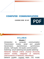 Computer Communication: Course Code: Ec 407