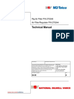 Technical Manual: Rig Air Filter P/N 270240 Air Filter/Regulator P/N 270244