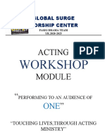 Acting " ": Workshop