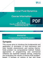 Computational Fluid Dynamics Course Information: by Dr. A. Nurye Faculty of Mechanical Engineering Nurye@ump - Edu.my