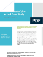 Cosmos Bank Cyber Attack Case Study