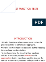 Platelet Function Tests