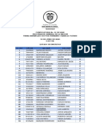 Convocatoria de Terna Reemplazo de Fernando Carrillo Flórez