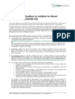 FSSC 22000 Position in Relation To Novel Coronavirus (COVID-19)