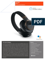 JBL Live650BTNC Spec Sheet English PDF