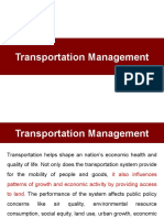 Transportation Management PGDL