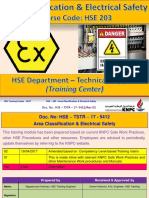 HSE 203 Area Classification and Electrical Safety