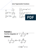 .3 Integration - Method of Substitution