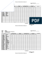 (Arranged Alphabetically and by Gender) : (To Be Accomplish by The Section Adviser)