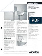 Wide-Lite Aktra II Commercial Outdoor Bulletin 1997