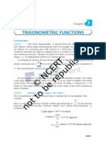 Trigonometric Functions: 3.1 Overview