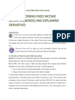 UNIT 4 - Describing Fixed Income Securities (Bonds) and Derivatives