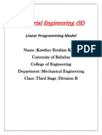 Industrial Engineering (IE)