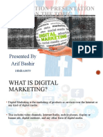 Dissertation On Digital Marketing by Aarif Bashir