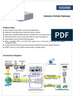 Industry Cellular Gateway: Feature Sets