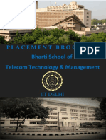 Bharti School of Telecom Technology & Management: Placement Brochure