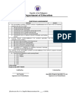 Department of Education: Portfolio Assessment