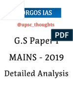 Mains 2019-GS-I-Solutions (Orgos IAS) @upsc - Thoughts PDF