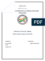 Affirmative Actions in India and U.S: A Challenge To Reservation Policy in India