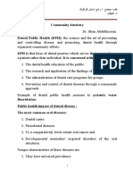 Lec.1community Dentistry4th