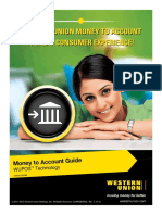 Western Union Money To Account A Great Consumer Experience!