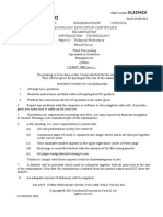 CSEC Information Technology Practical Paper - May 2004