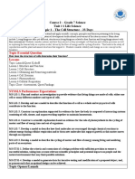 Grade 7 Topic 1 Pacing Life Science 2019.20