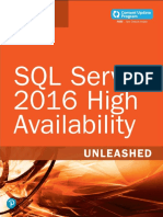 SQL Server 2016 High Availability Unleashed PDF