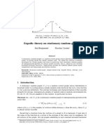 Ergodic Theory On Stationary Random Graphs: Itai Benjamini Nicolas Curien