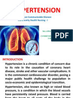 Hypertension: Unit-5 - Non-Communicable Disease Community Health Nursing - I