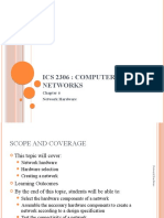 Ics 2306: Computer Networks: Network Hardware