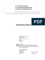 Manual Administrador Ecografo SIEMENS ACUSON SEQUOIA C256 - C512 - 512