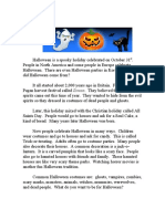 Halloween Running Dictation Story and Quiz Fun Activities Games Games Pronunciation Exercises - 34125